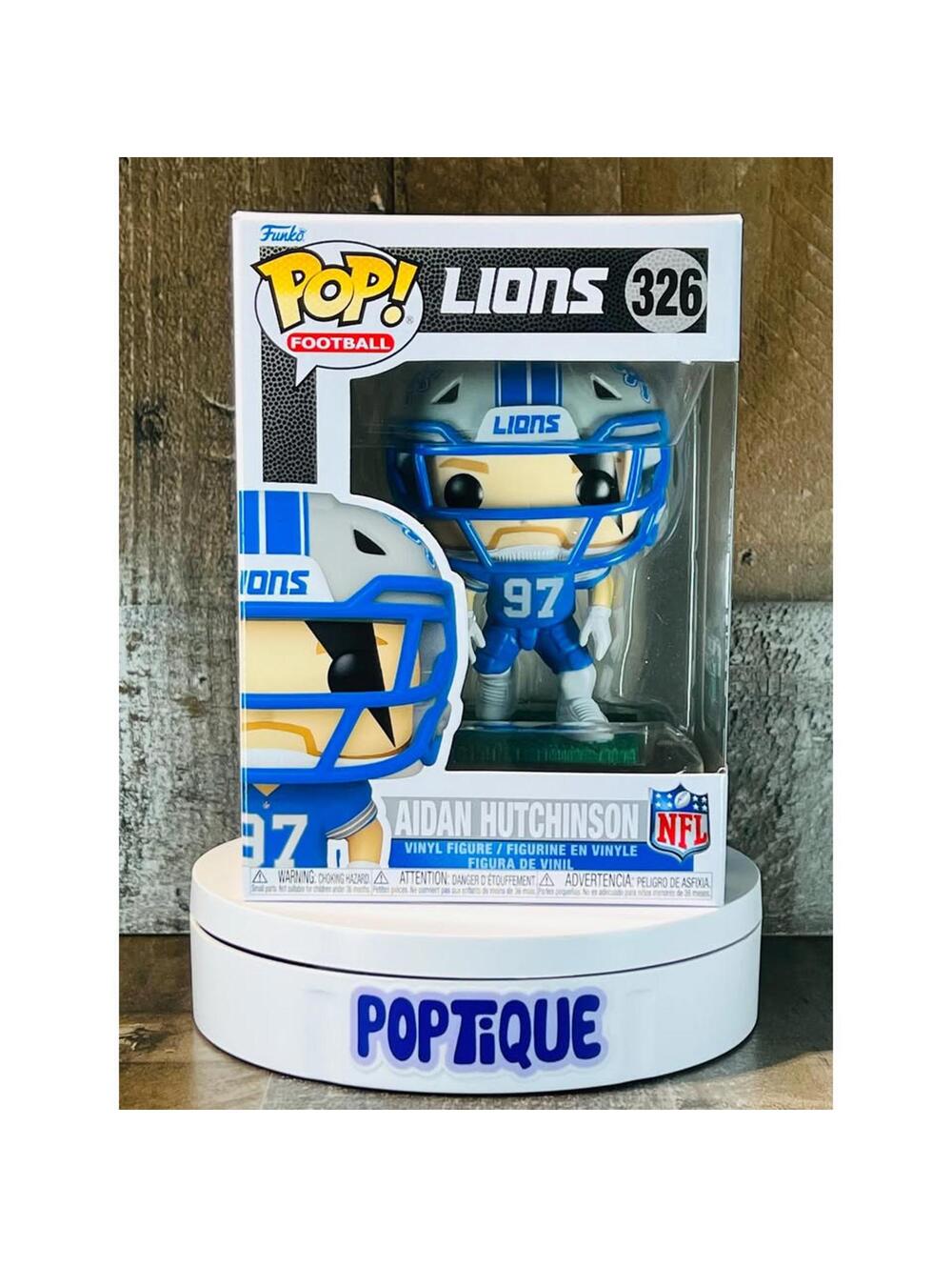 NFL Lions Aidan Hutchinson (Home) Funko Pop! #326